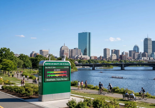 Does Boston Air Quality Change Significantly From Morning to Evening?